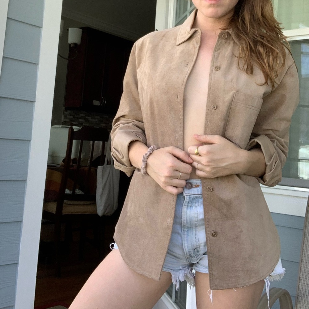Vintage Ann Taylor suede jacket